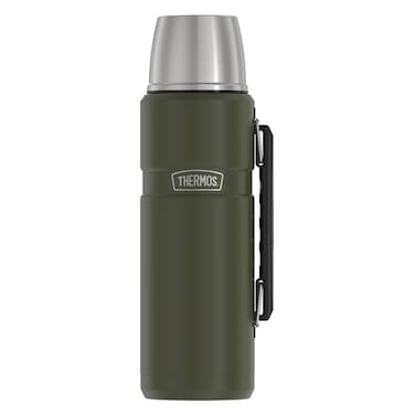 Thermos Stainless Steel Vacuum Bottle Green 1.2L