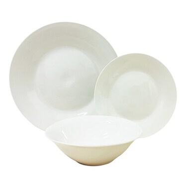 Basics Dinner Set White 12 PCS