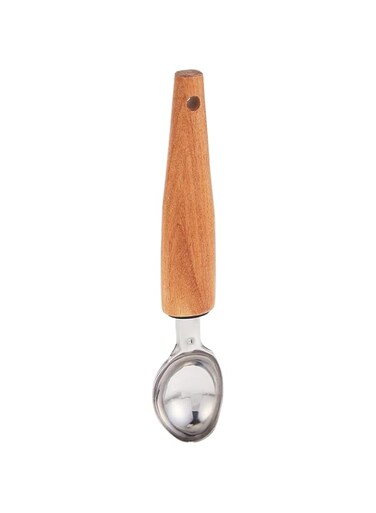 Natural Life Staineless Steel Ice Cream Scoop With Acacia Wood Handle, Ac-Ka0013
