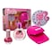 Air-Val Barbie Eau De Toilette 50ml Nail Polish 3.5ml Nail Decoration and Nail Dryer Gift Set