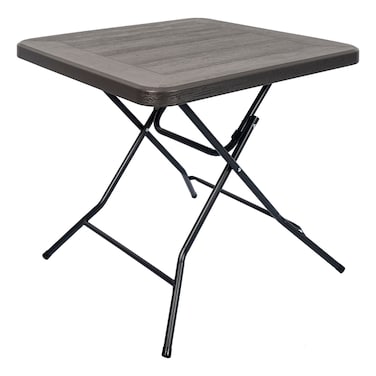 Paradiso Blowmold Wood Grain Square Table