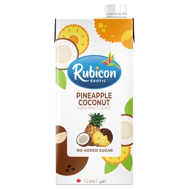 روبيكون مشروب  الأناناس وجوز الهند، 1 لتر