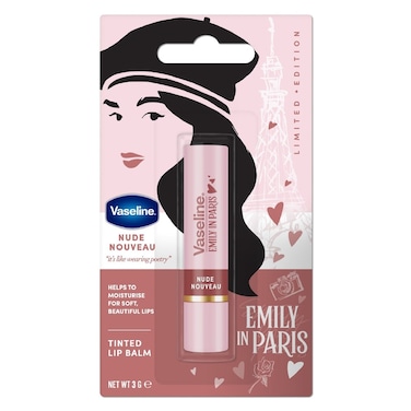Vaseline Emily in Paris Limited Edition Tinted Lip Balm Nude Nouveau 3g