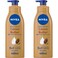 NIVEA Body Lotion Moisturizing Dry Skin, Cocoa Butter Vitamin E 400ml Pack of 2