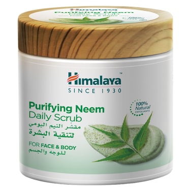 هيمالايا مقشر يومي  لتنقية الوجه والجسم بخلاصة النيم 450 غرام
