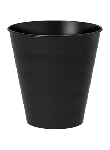 KNP Waste bin, black, 10 l. Our Plastic is a durable material which is simple to wipe clean.