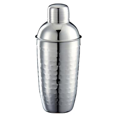 FNS Stainless Steel Hammered Cocktail Shaker