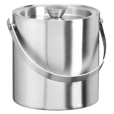 أف أن أس دلو ثلج من الفولاذ المقاوم للصدأ بلمسة نهائية غير لامعة