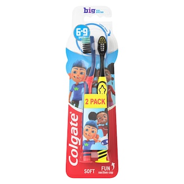 Colgate Big Kids' Smiles Manual Toothbrush Multipack Soft 6 To 9 Years