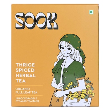 Sook Thrice Spiced Herbal Tea 15 Tea Bags