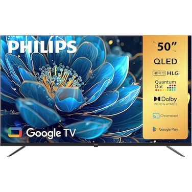 Philips 8100 Series 50-Inch UHD Smart QLED TV 50PQT8169 Black