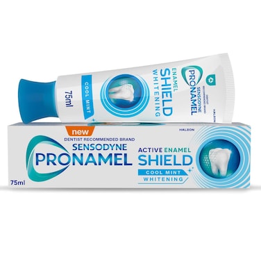 Sensodyne Pronamel Active Enamel Shield Whitening Toothpaste Cool Mint, 75ml