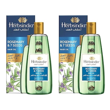 Herbsindia Rosemary and 7 Herbal Seeds Hair Oil 280ml Pack of 2