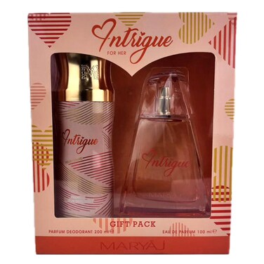 Maryaj Intrigue Eau De Parfum And Parfum Deodorant Gift Set For Women 100ml+200ml