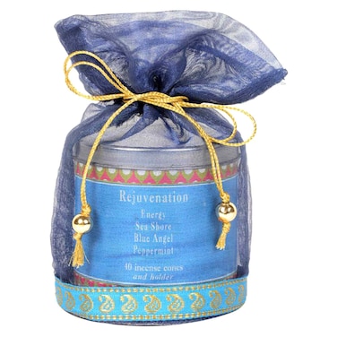 Pure Rejuvenation Incense Cones And Holder 40 Cones