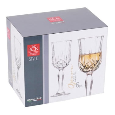 RCR Opera Glass Stem Glass Set 60ml 6 PCS