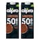 Alpro Plant Protein Soya Milk Chocolate Flavour 1L Pack of 2
