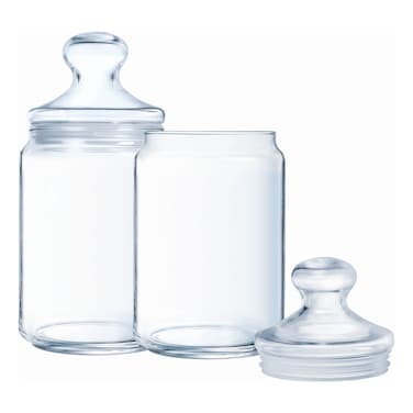 Plain Jar Set 1L 2 PCS