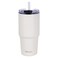 Nessan Double Wall Stainless Steel Travel Mug with Lid and Straw Cream 480ml