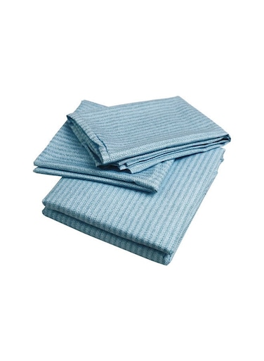 3-Piece Double Size Bedsheet Set &acirc;&euro;&ldquo; Polyester Bed Linen Collection &acirc;&euro;&ldquo; 1 Bedsheet (240x254 cm) + 2 Pillow Cases (50x75 cm)