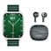 X.Cell G11 Signature Smartwatch Green and Soul16 Truly Wireless Bluetooth In-Ear Earbuds Moonlight