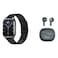 X.Cell G11 Signature Smartwatch Black and Soul16 Truly Wireless Bluetooth In-Ear Earbuds with Charging Case Moonlight