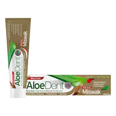 Aloe Dent Aloe Vera Triple Action Miswak Toothpaste 100ml