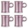 Luminarc Conserve Moi Alu Mug Rose 90ml 4 PCS