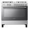 Toshiba 5 Burner Gas Cooker RL2-90G5GE Stainless Steel And Black 90cm