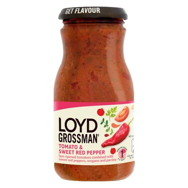 Loyd Grossman Tomato And Sweet Red Pepper Sauce 350g