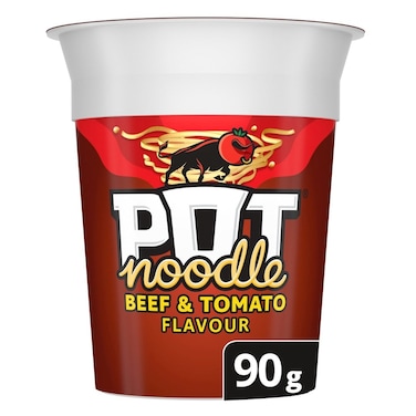 Pot Noodle Beef And Tomato Flavour Instant Noodles 90g