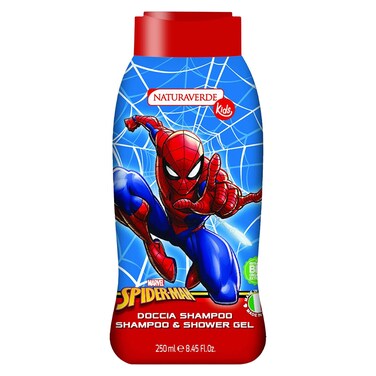 Naturaverde Marvel Spiderman Shampoo And Shower Gel For Kids 250ml