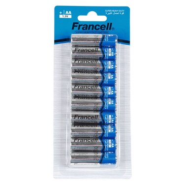 Francell Super Heavy Duty Battery AA 20 PCS
