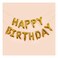 Hootyballoo 'Happy Birthday' Foil Balloon Garland Gold 16inch