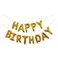 Hootyballoo 'Happy Birthday' Foil Balloon Garland Gold 16inch