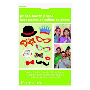 Unique Photo Booth Props Confetti Birthday