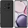Honor X9c Case Cover Rubberised Matte Soft Silicone TPU with Camera Protection Flexible Back Case Cover for Honor X9c 2024 Black