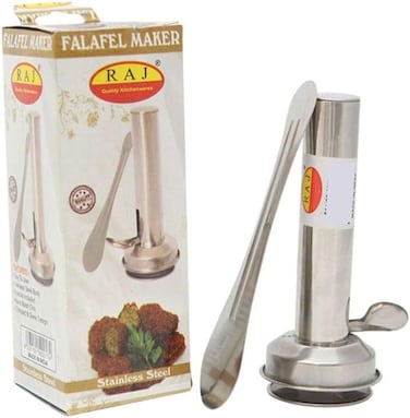 Falafel Maker Set, Silver, 13 Cm, Stainless Steel, FM0001, Non-Stick Falafel Maker Tool , Meatballs , Medu Vada , Wada Maker , Doughnut Maker