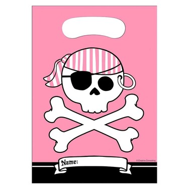 Creative Converting Pirate Parrty! Loot Bags For Girl
