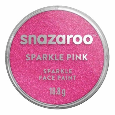 Snazaroo Sparkle Face Paint Make-up Sparkle Pink 18.8g