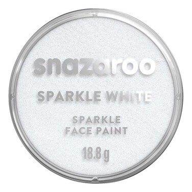 Snazaroo Sparkle Face Paint Make-up Sparkle White 18.8g