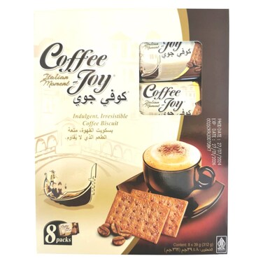 Coffee Joy Coffee Biscuit 39g Pack of 8
