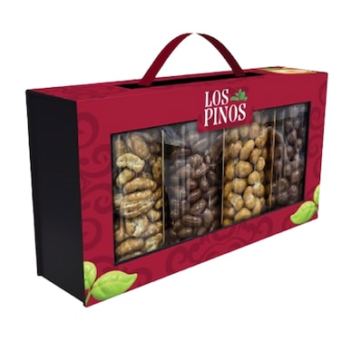 Los Pinos 4-Piece Chocolate Box