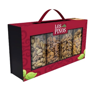 Los Pinos 4-Piece Nuts Box