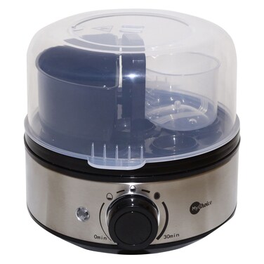 MyChoice Egg Boiler Cooker MEB-155 Silver and Black 400W