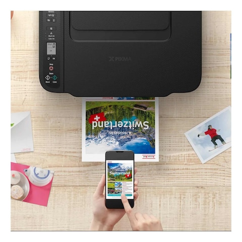 Canon Pixma Wireless Colour All-in-One Inkjet Printer TS3640 Black