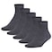 Fashion Academy Men's Ankle Socks, Assorted, 5 Pairs
