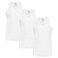 Men Fashion Academy Vest, FAMV-R, White, M-XXL, Pack of 3
