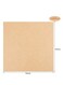 100Pcs Sandwich Wrapping Paper, Wax Paper Sheets for Food, Greaseproof &amp; Non-stick Baking Parchment Paper, Pre-cut Unbleached Parchment Paper Perfect for Bread, Burger and Basket Liners (Pure brown)
