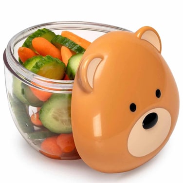 Melii Snack Container Brown Bear
